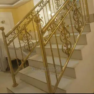 Stainless Handrailings Gold Design