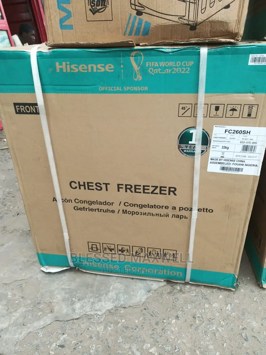 (Fc260sh) Hisense Chest Freezer