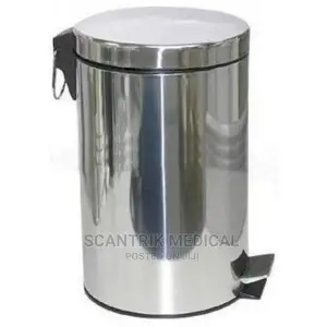 Quality 12 Litre Stainless Steel Pedal Bin