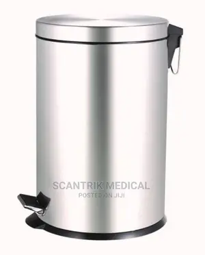 Portable Stainless Steel Pedal Waste Bin Dustbin