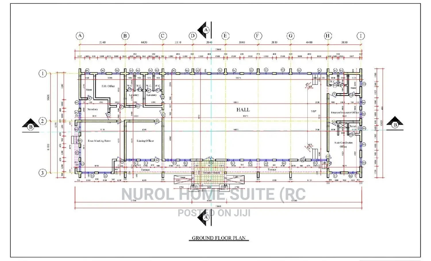 Detailed Architectural Working Drawing and 3D Visualization