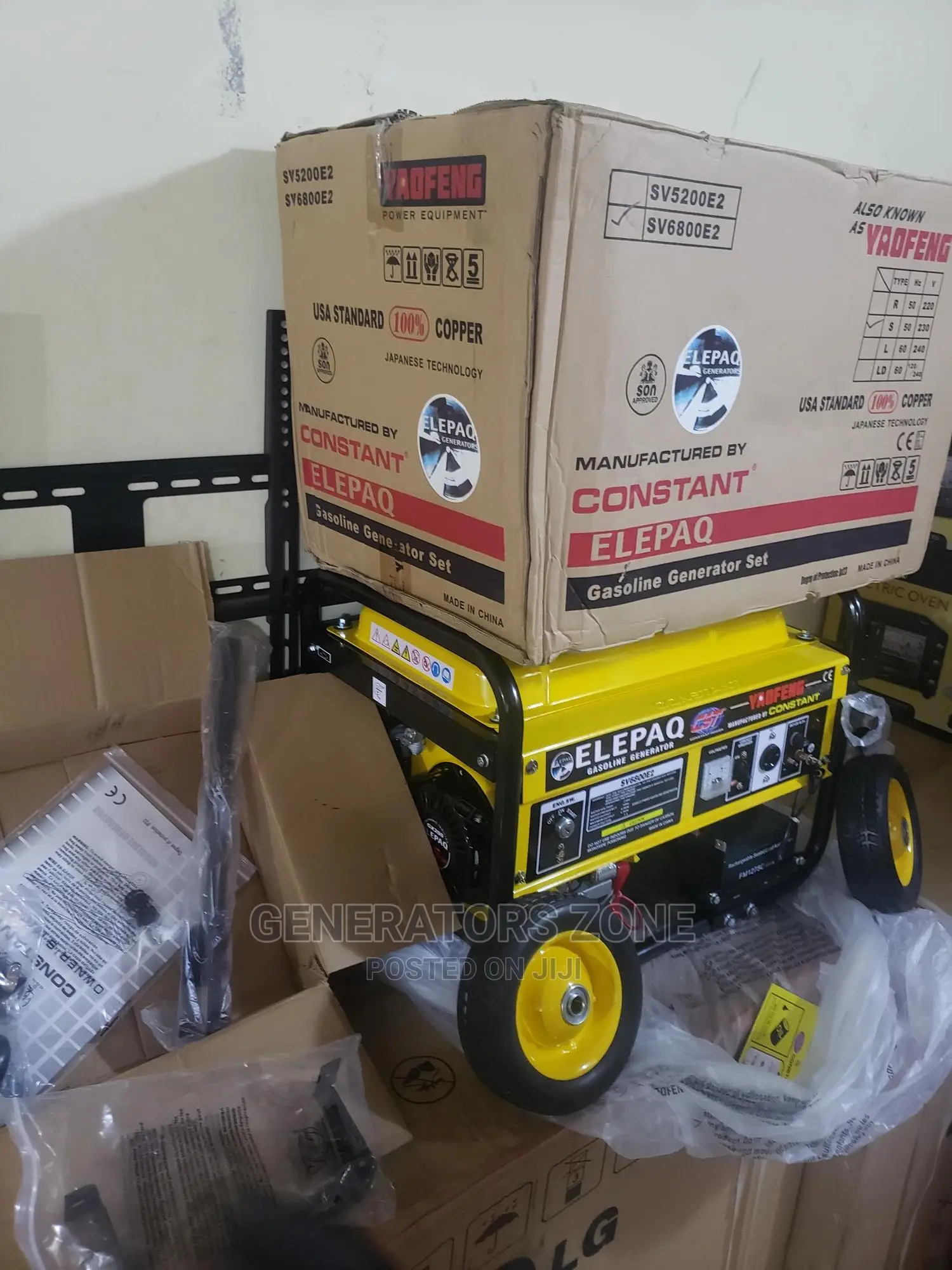 Elepaq 4.5KVA Constant Sv6800e2 Automatic Generator