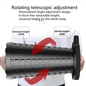 Telescopic Foldable Stool/Chair (Plan Black)
