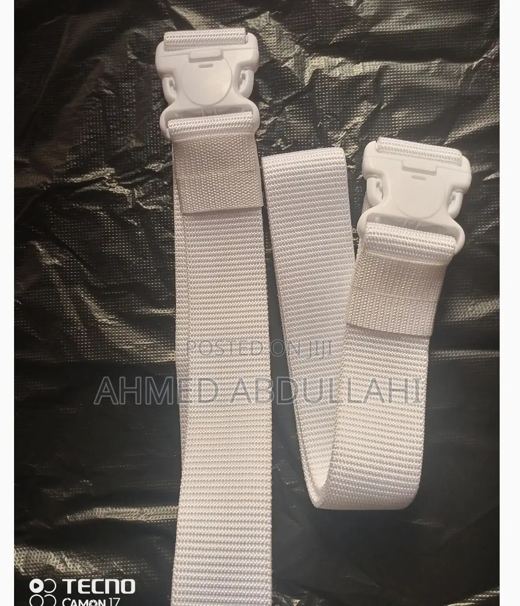 White Security Belts