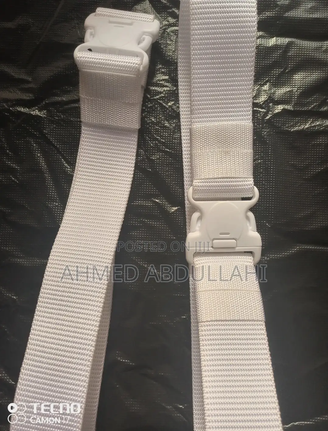 White Security Belts