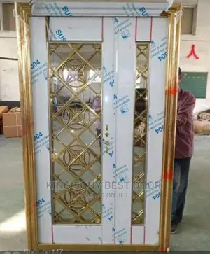 Photo - 4ft Golden Glass Quality Luxury Door