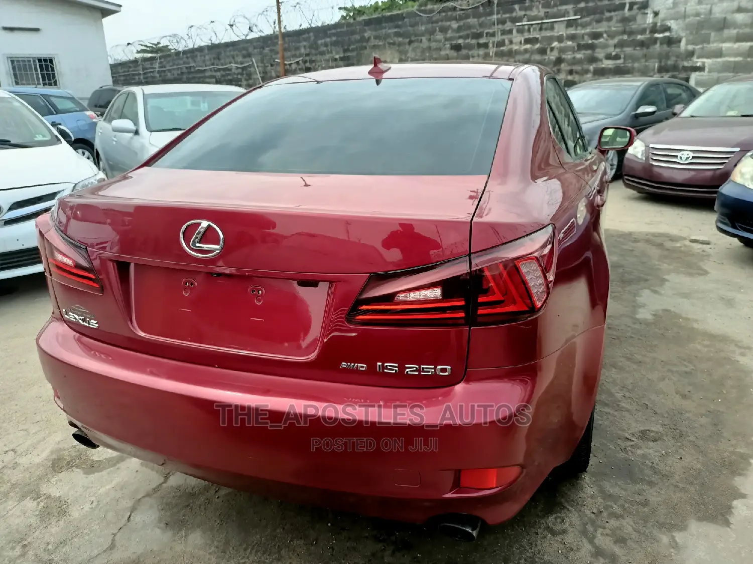 Lexus IS 250 AWD Automatic 2011 Red
