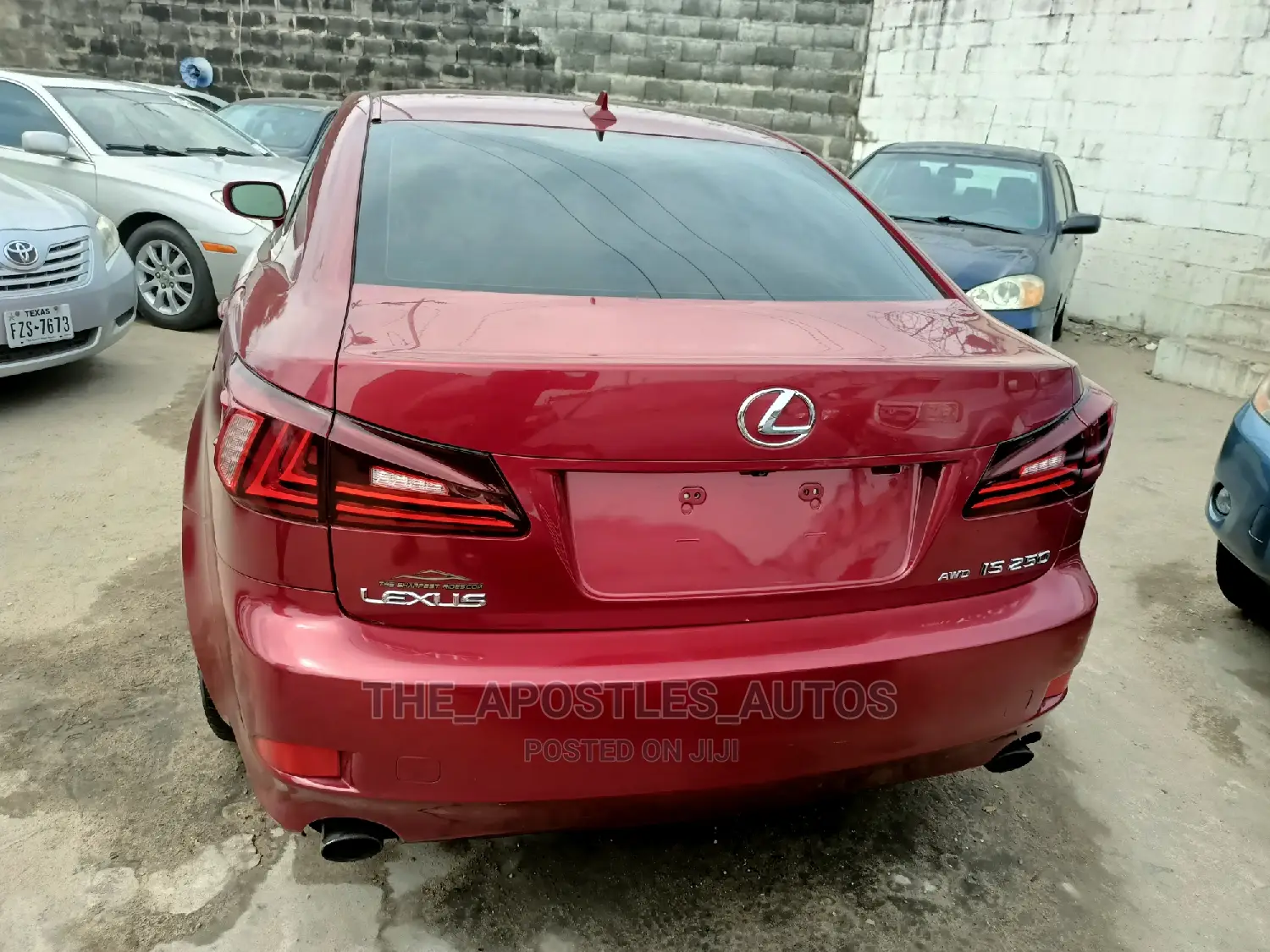 Lexus IS 250 AWD Automatic 2011 Red
