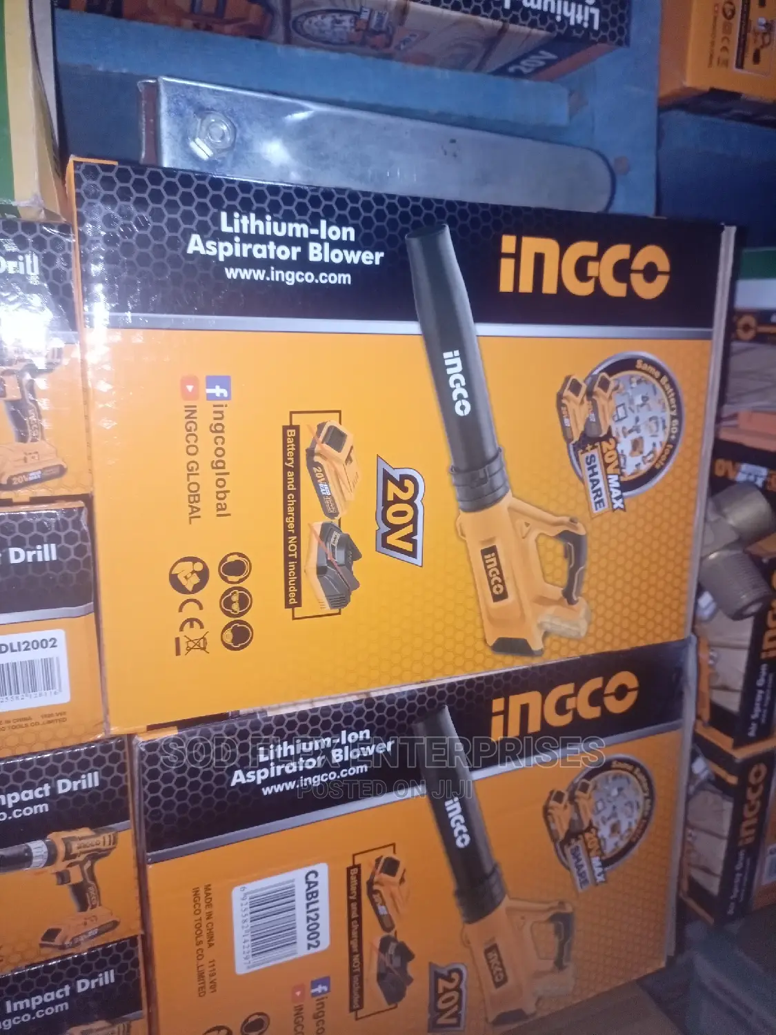 20v Battery Ingco Industrial Air Blower