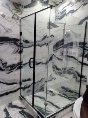 Black U-Channel Handle and Other Sources (Shower Cubicle)