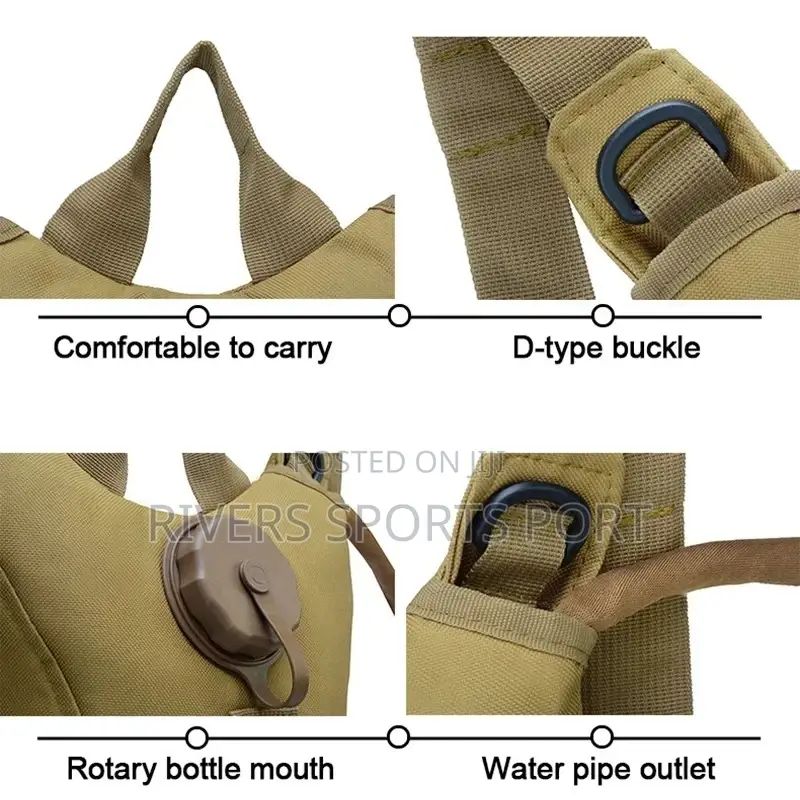 3L Water Bag Bottle Tactical Camel /Hydration Bag With Straw
