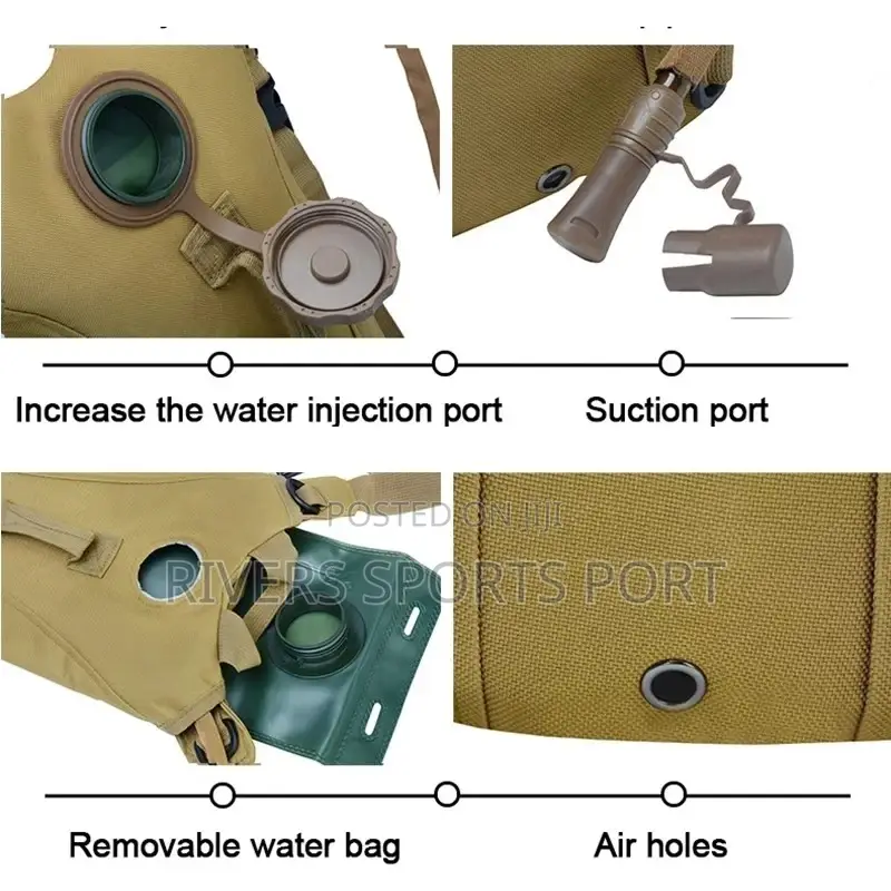 3L Water Bag Bottle Tactical Camel /Hydration Bag With Straw