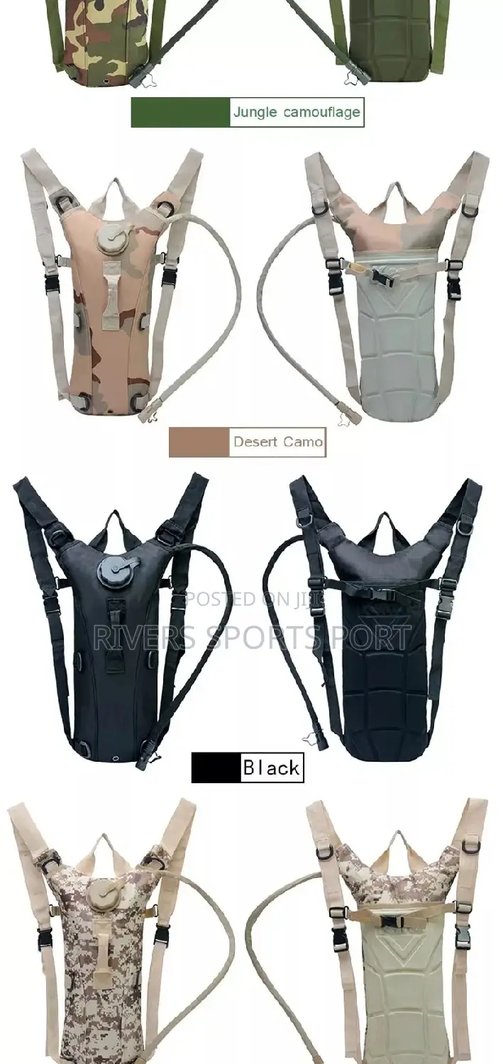 3L Water Bag Bottle Tactical Camel /Hydration Bag With Straw