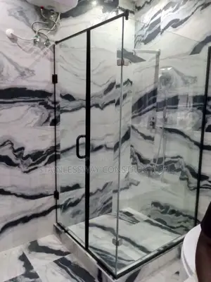 Black All Accessories Shower Cubicle With 10mm Glass