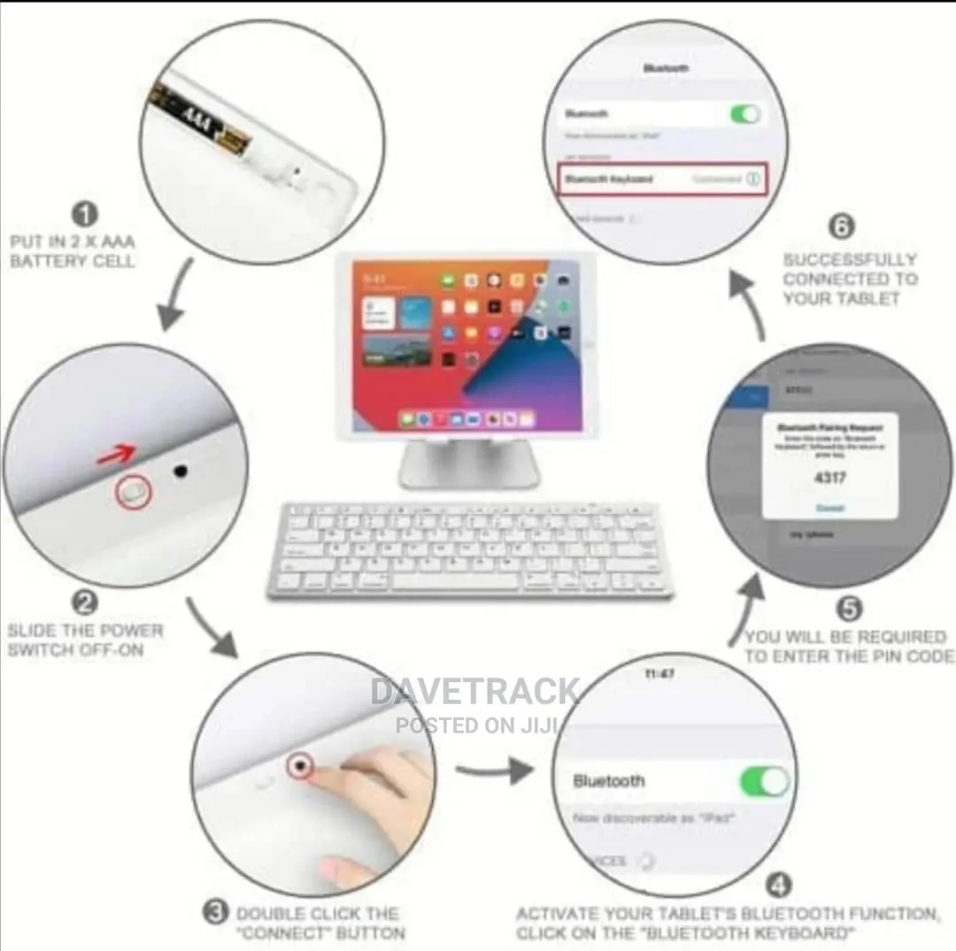 Ultra-Slim Bluetooth Keyboard