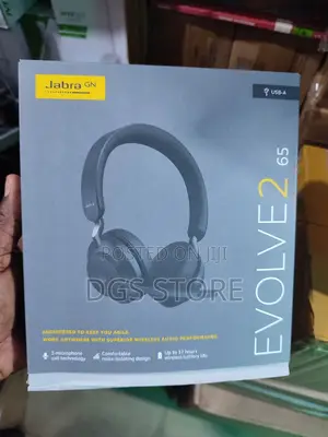 Photo - Jabra Evolve 2 65 UC Bluetooth Headphone Noise Cancelling