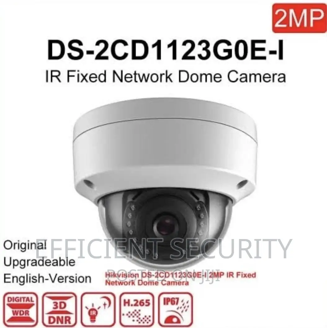 Hikvision DS-2CD1123G0E-I 2MP IR Fixed Network Dome Camera