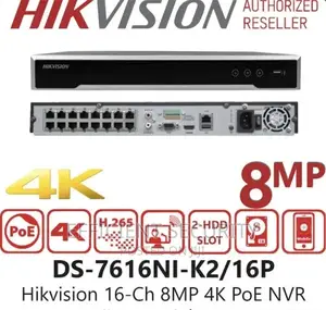 Hikvision 16 Channel NVR All Poe
