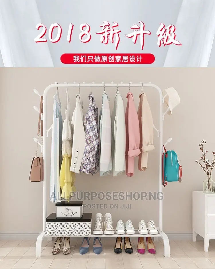 Single Pole Garment Rack