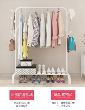 Single Pole Garment Rack
