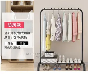 Single Pole Garment Rack