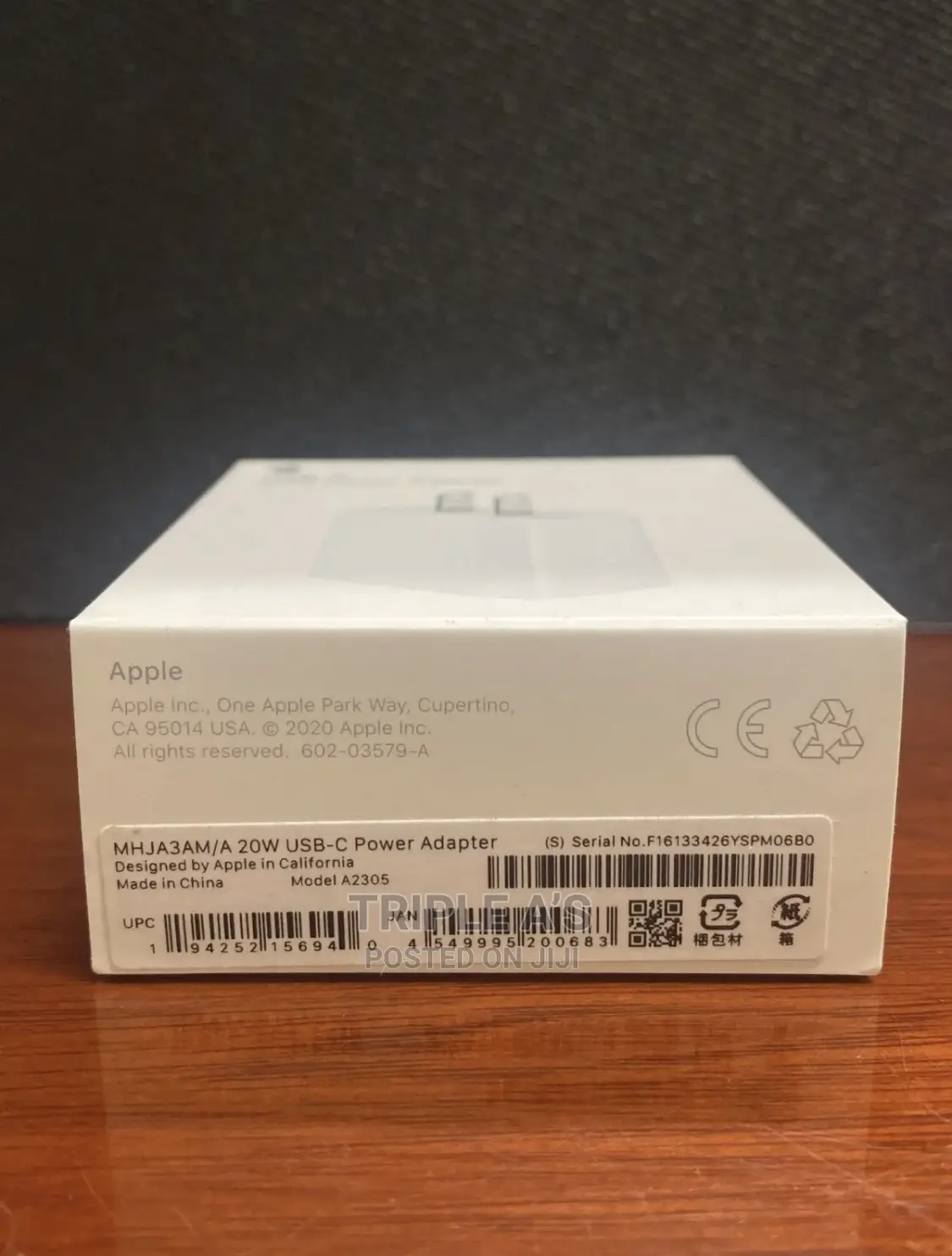 Original Usb-C 20w Power Adapter With Oem Usb-C to Lightning Cable