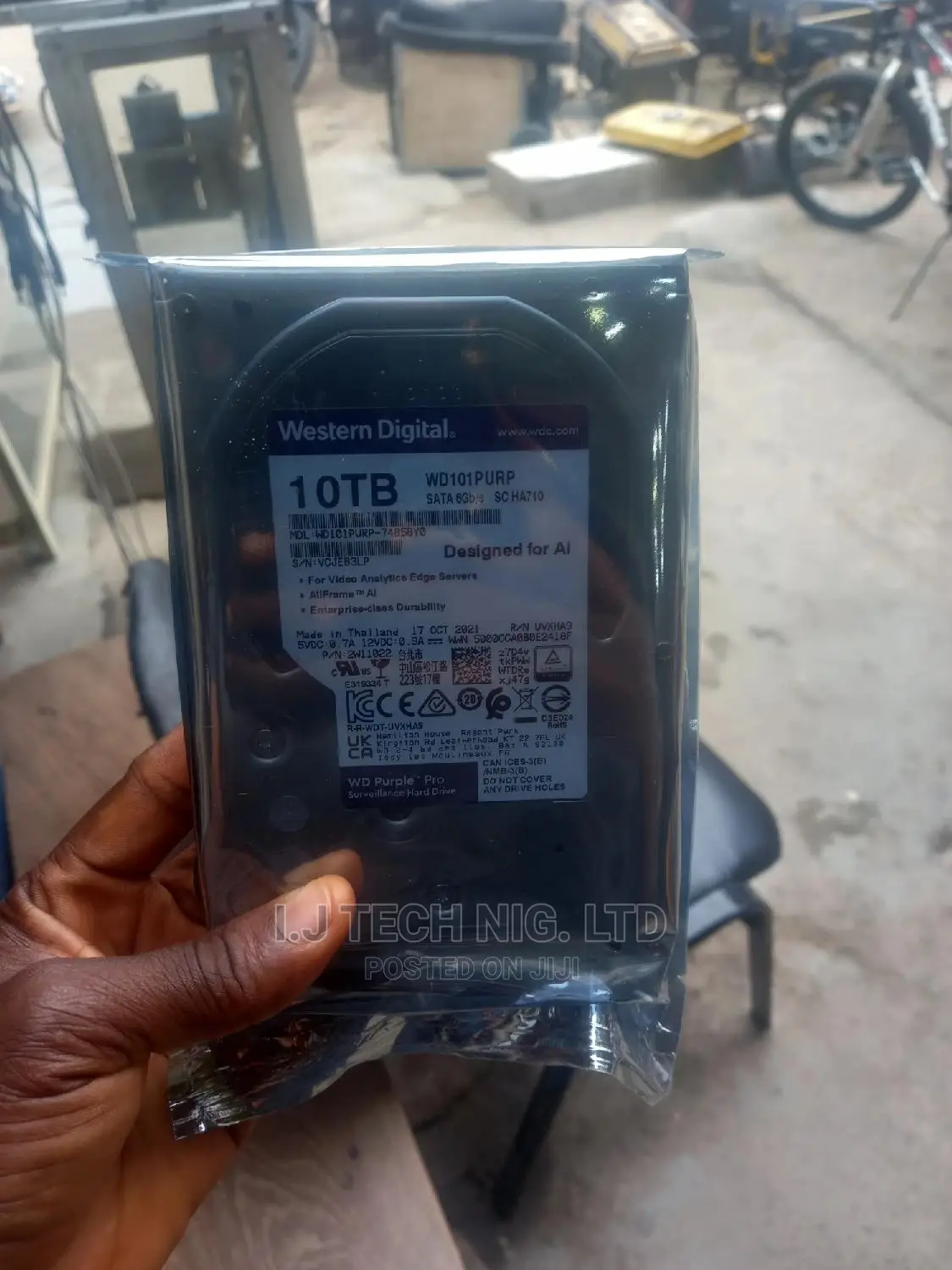 Wd Purple 10tb Surveillance Internal HDD