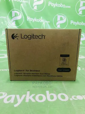 Logitech H820e Wireless Dual, Stereo Headphones With Nc Mic