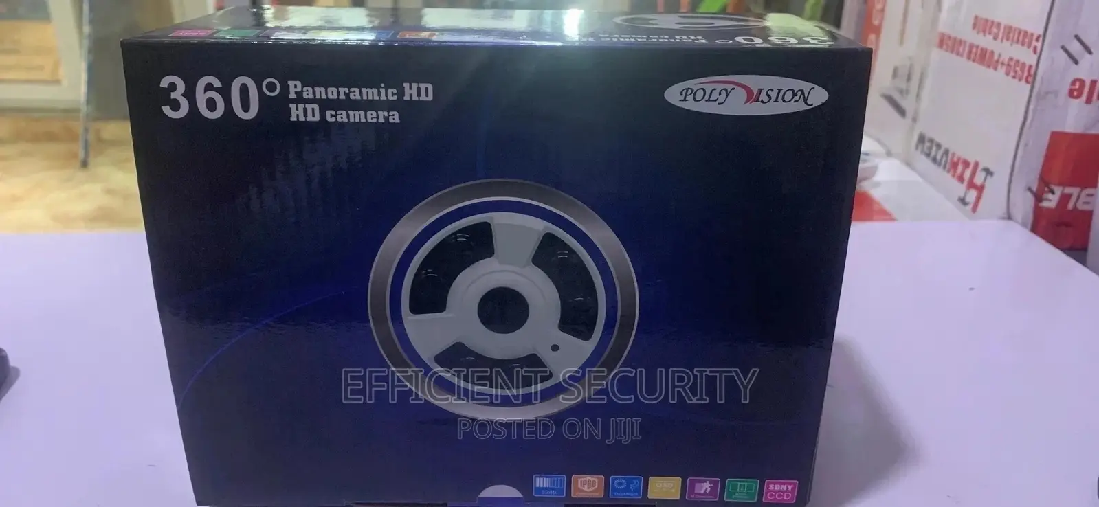Wired Cctv 360° Panoramic 3d Camera 2mp Camera