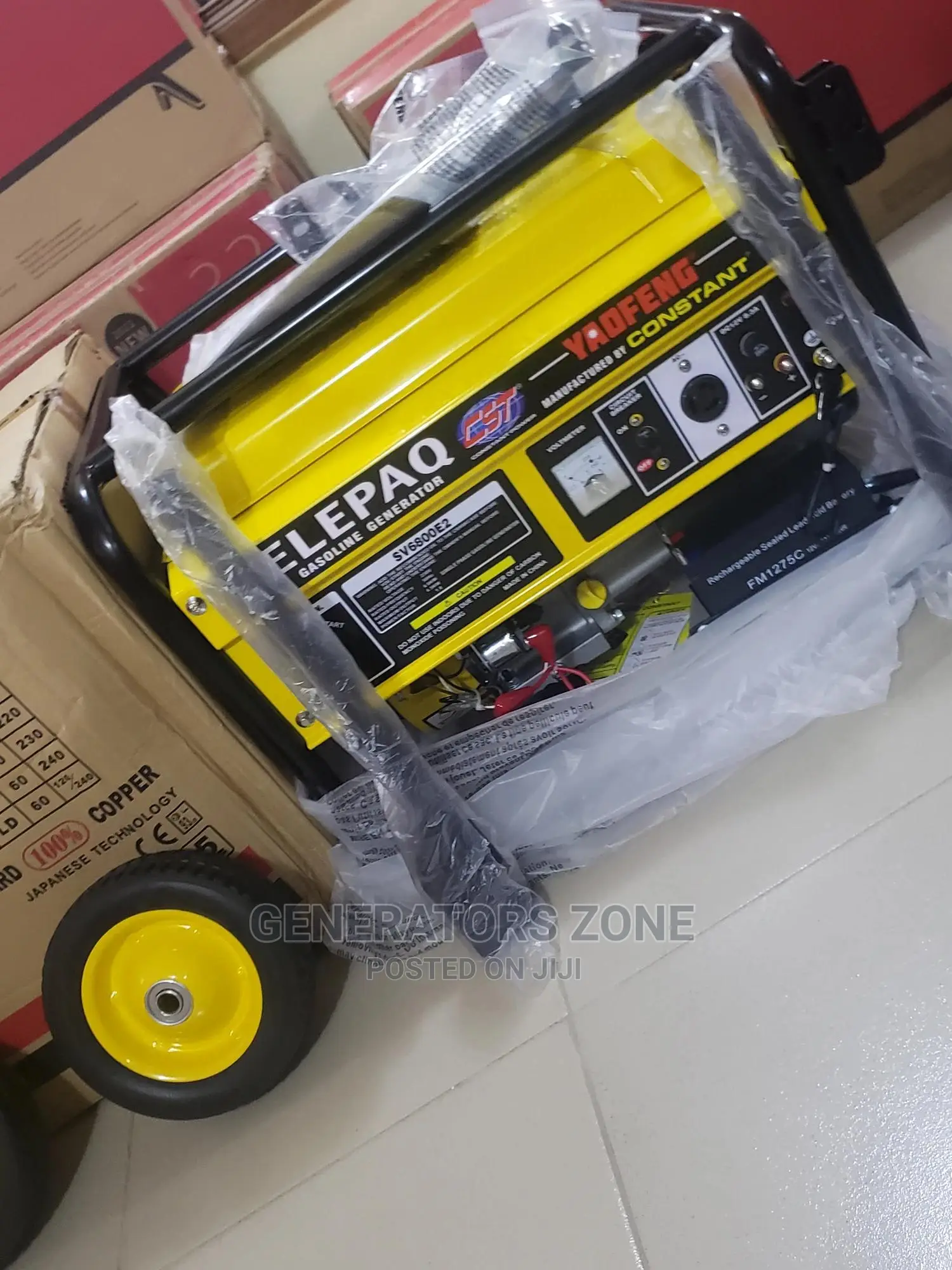 SV6800E2 4.5KVA Elepaq Constant Key Starter Generator-100%