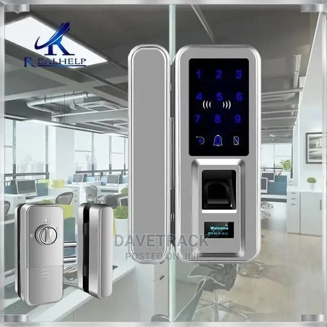 Glass Door Lock Access Control Biometric