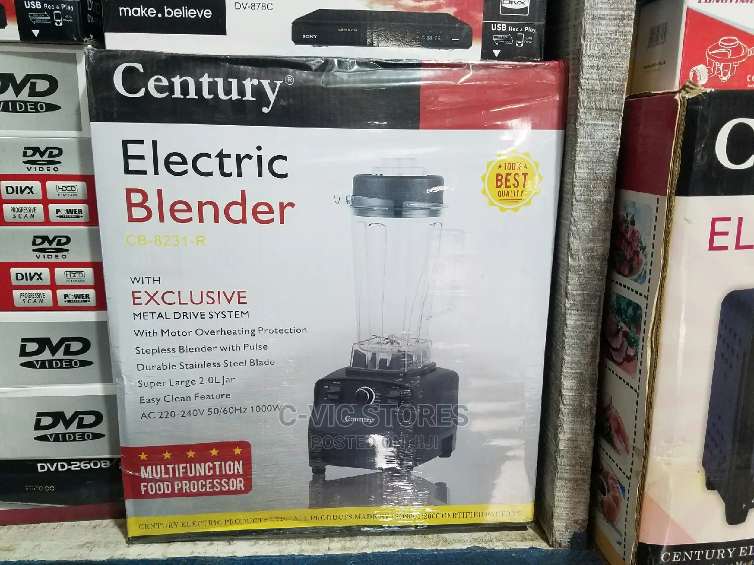 Century 2.0 Blender Cb-8231-R Multifunction Food Processor