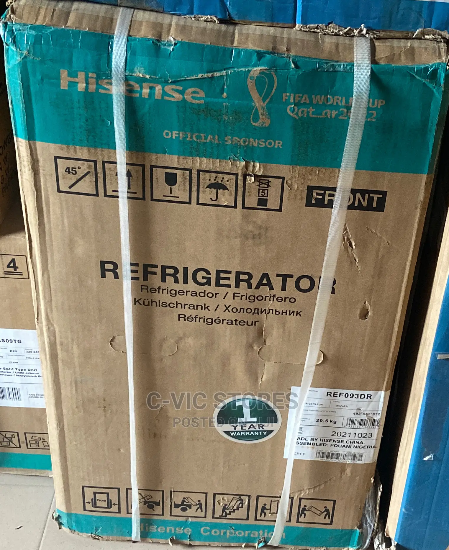 Hisense 93l Single Door Table Top Refrigerator - Ref093drs