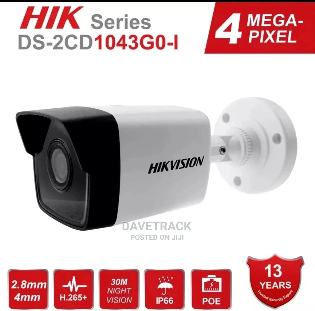 Hikvision Ds-2cd1043g0-I 4mp Network Bullet Ip CCTV Camera