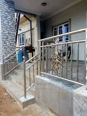 Stainless Handrailings, With Flower Design