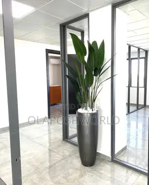 Standing Flower Pot With Artificial Flower