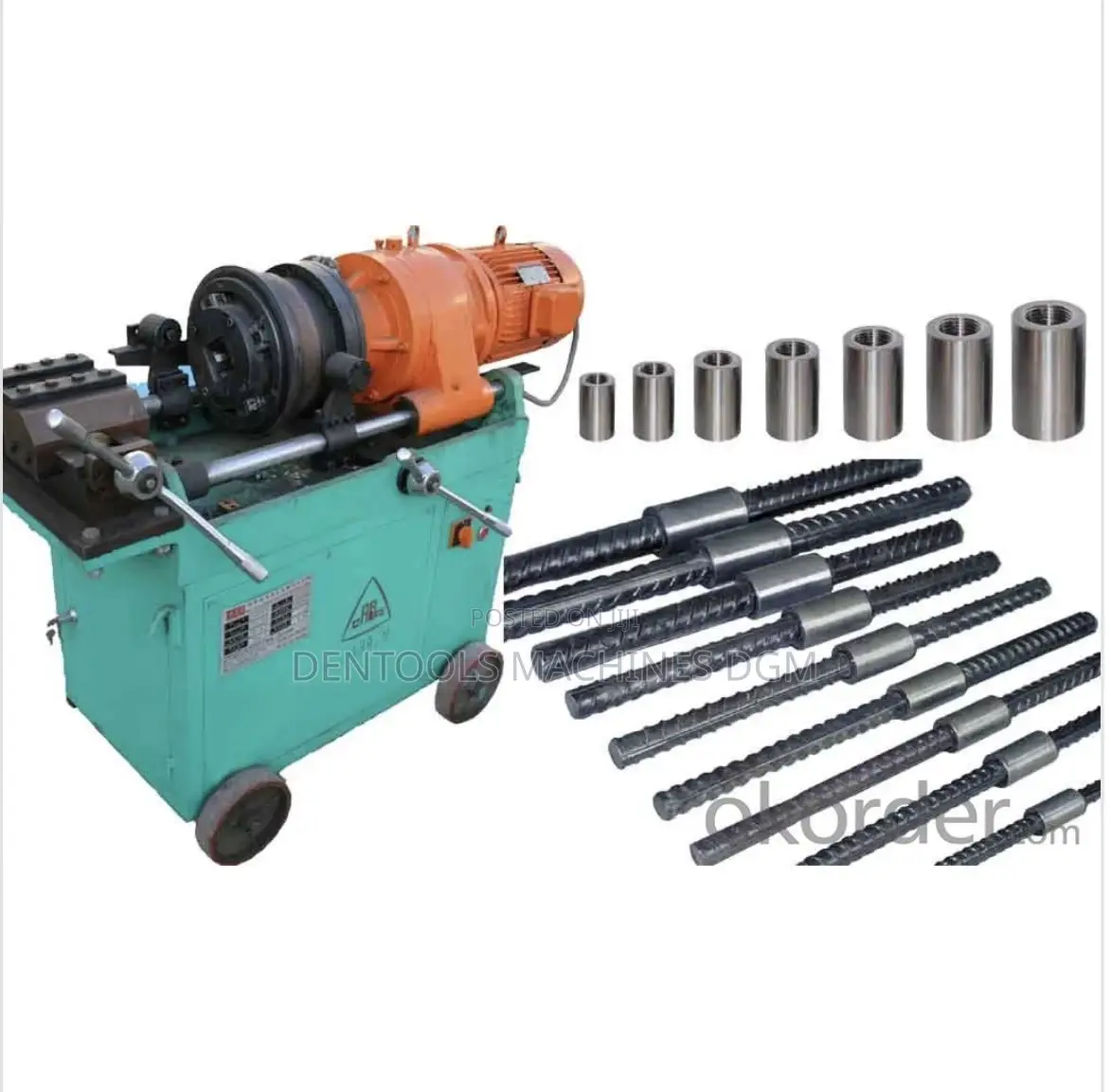 Electric Rebar Threading Machine