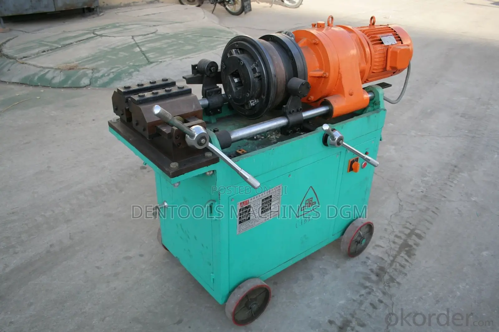 Electric Rebar Threading Machine