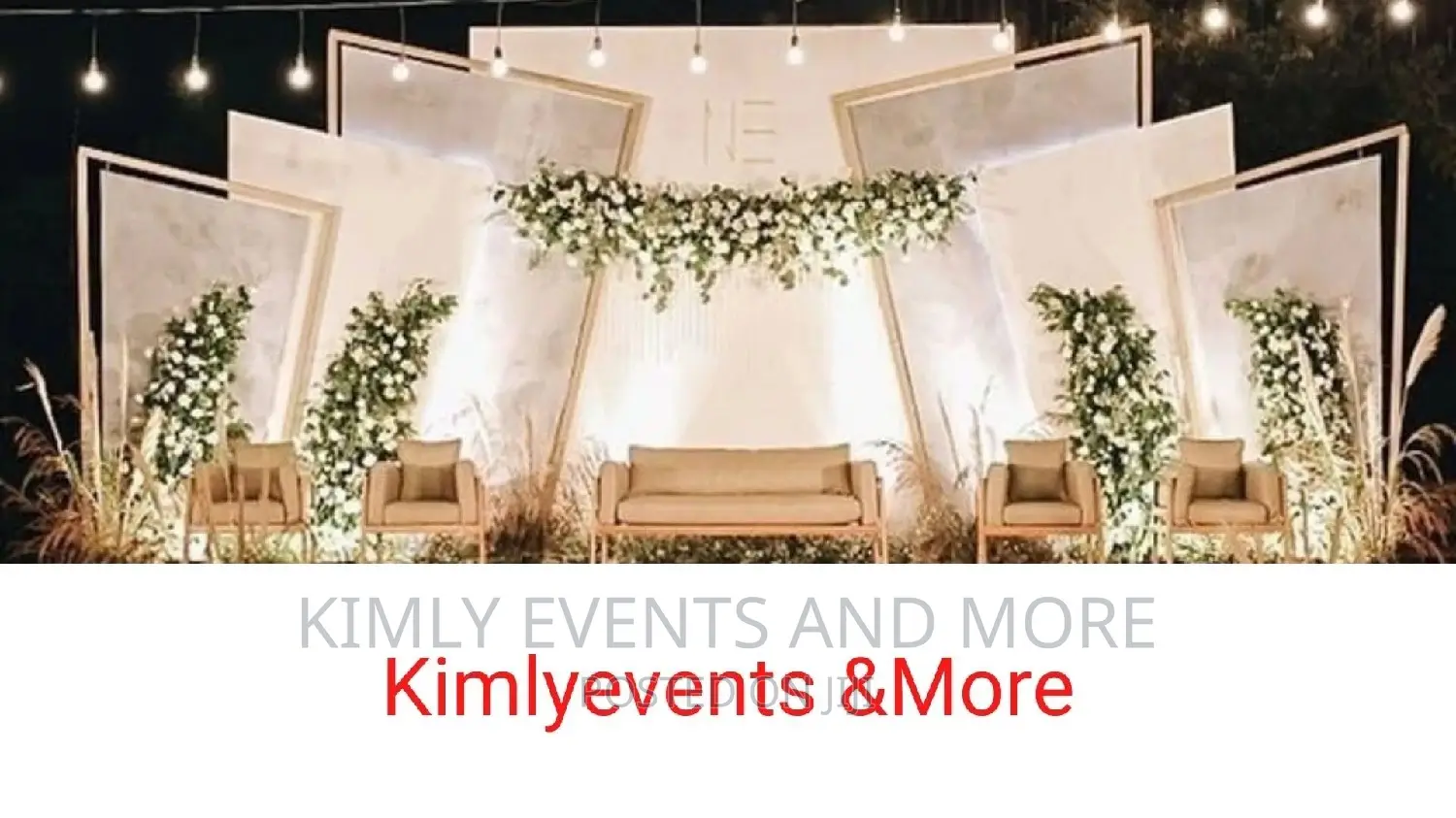 Luxury Event Decor, Gold Package