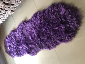 Magenta Color Fur Rugs (2/6 and 4/6 and 5/7)