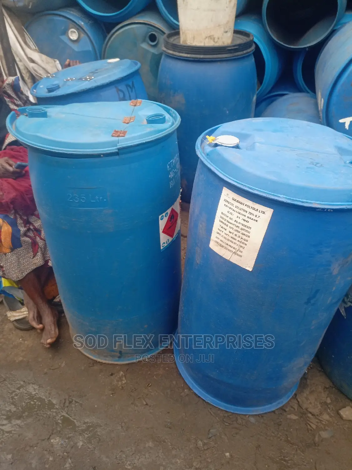 235L Liters Empty Drum