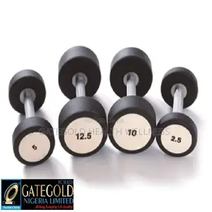Rubber Dumbbell 25kg (Pair) MDK-10118-25