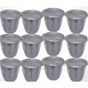 Stainless Steel Moi Moi Plate - 12 Pieces