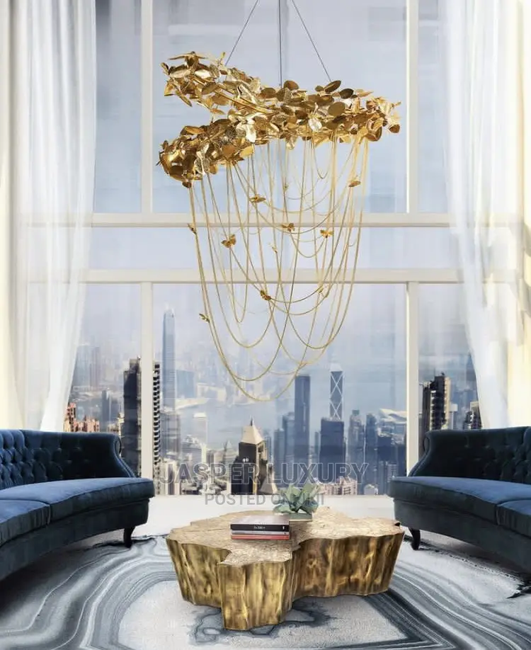 Amazing Golden Center Table