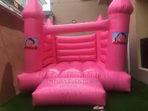 Photo - Pink Bouncy Castle