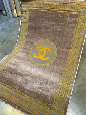 5×7fts Brown and Gold Turkey Center Rug