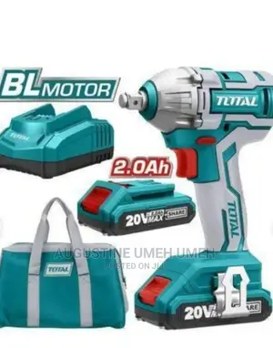 Total Impact Wrench Cordless 20v Two Battery