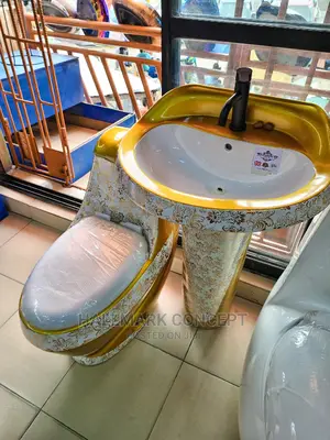 Executive Gold Design Water Closets