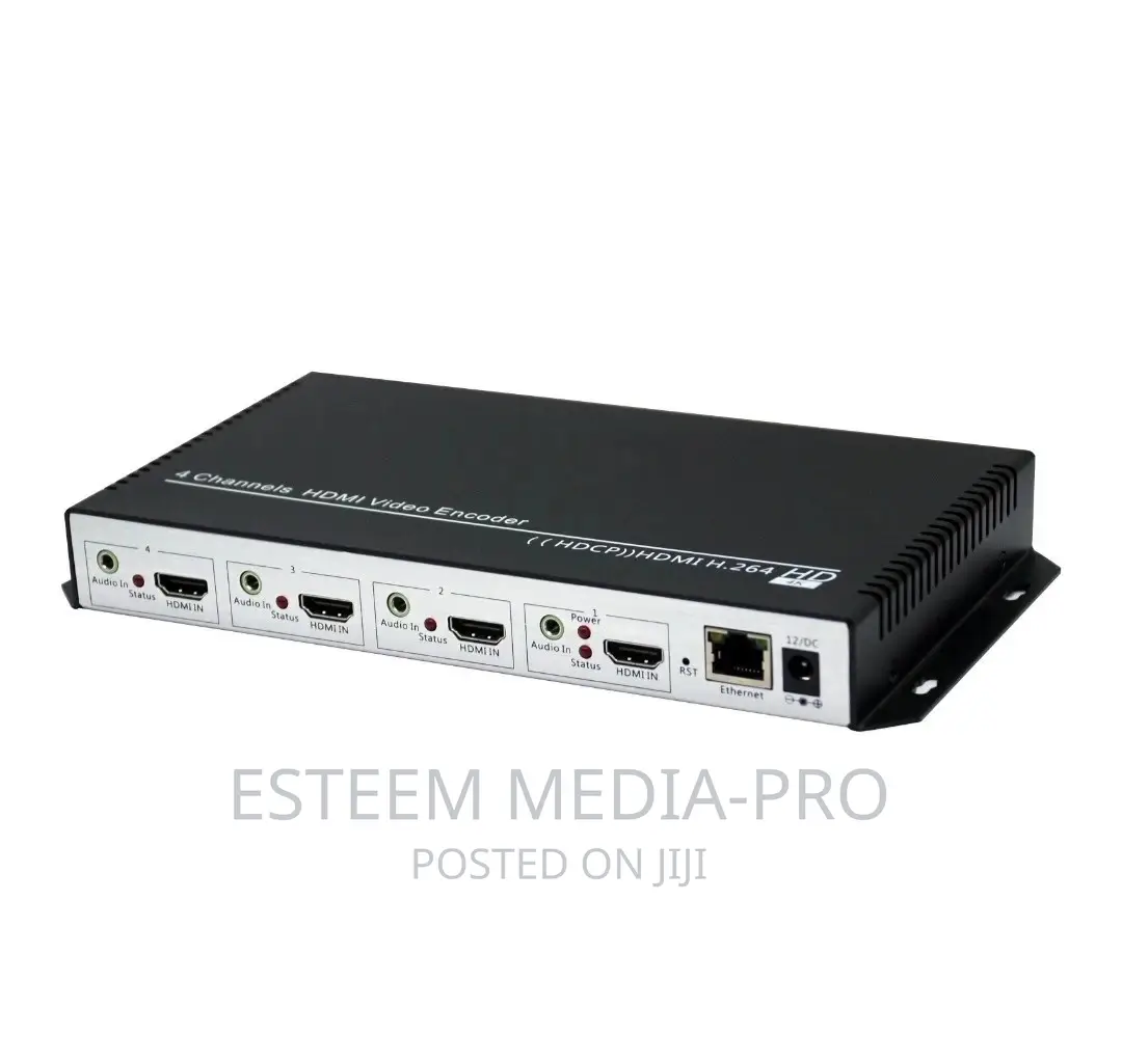 Srt, Iptv, Udp Encoder 4 Hdmi Streamer Lan Port/ Live