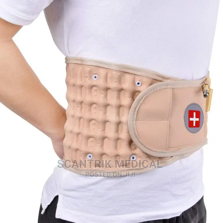 Adjustable Lower Back Traction Support Belt